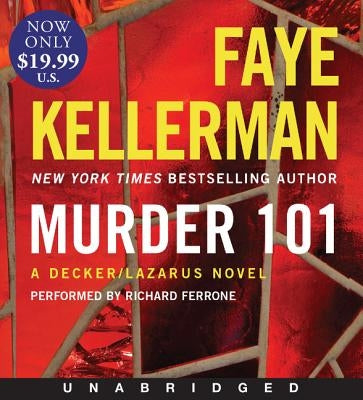 Murder 101 Low Price CD: A Decker/Lazarus Novel by Kellerman, Faye