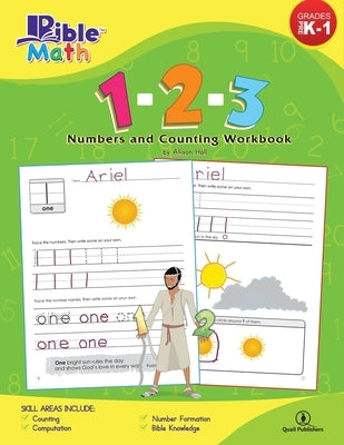 Bible Math: 1-2-3 Numbers and Counting Workbook by Hall, Allison C.