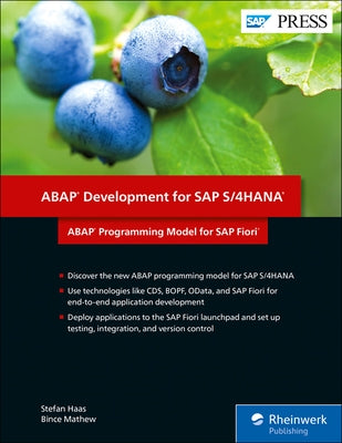 ABAP Programming Model for SAP Fiori: ABAP Development for SAP S/4hana by Haas, Stefan