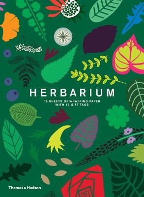 Herbarium Gift Wrap: 10 Sheets of Wrapping Paper with 12 Gift Tags by Hildebrand, Caz