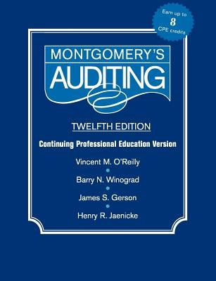 Montgomery Auditing Continuing Professional Education by McDonnell, Patrick J.