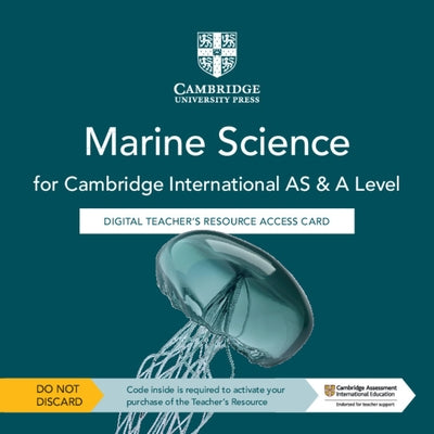 Cambridge International as & a Level Marine Science Digital Teacher's Resource Access Card by Brown, Claire