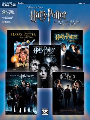 Harry Potter Instrumental Solos (Movies 1-5): Clarinet, Book & Online Audio/Software [With CD] by Galliford, Bill