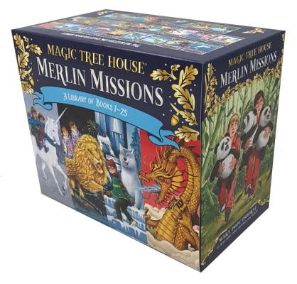 Magic Tree House Merlin Missions Books 1-25 Boxed Set by Osborne, Mary Pope