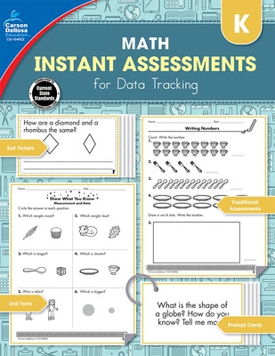 Instant Assessments for Data Tracking, Grade K: Math by Ritch, Jeanette