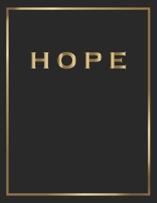 Hope: Gold and Black Decorative Book - Perfect for Coffee Tables, End Tables, Bookshelves, Interior Design & Home Staging Ad by Interior Styling, Contemporary