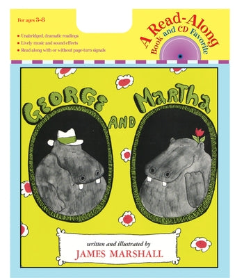 George and Martha Book & CD [With CD] by Marshall, James