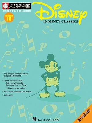 Disney: Jazz Play-Along Volume 10 by Hal Leonard Corp