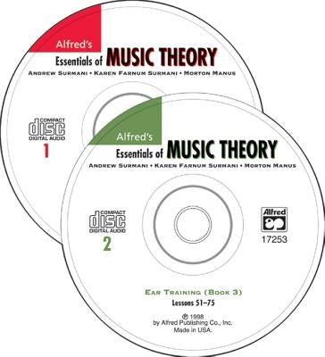 Alfred's Essentials of Music Theory, Bk 1-3: Ear Training, 2 CDs by Surmani, Andrew