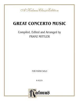 Great Concerto Music by Alfred Music