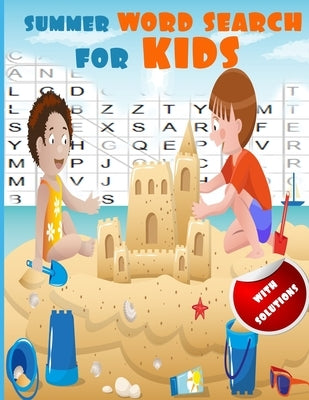 Summer Word Search For Kids: fantastic word search word spring & summer time ( with solutions ) by Wordfinder, Kids