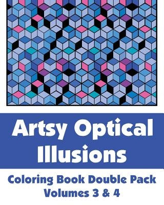 Artsy Optical Illusions Coloring Book Double Pack (Volumes 3 & 4) by Wallace Publishing, H. R.