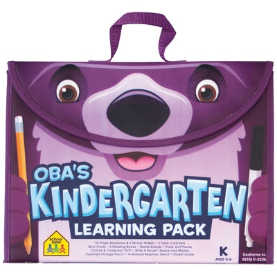 School Zone Oba's Kindergarten Learning Pack by Zone, School