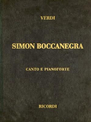 Simon Boccanegra: Canto E Pianoforte by Verdi, Giuseppe