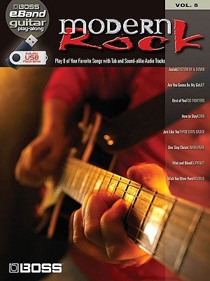 Modern Rock: Boss Eband Guitar Play-Along Volume 5 by Hal Leonard Corp