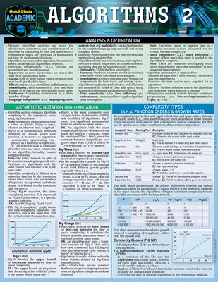 Algorithms 2: A Quickstudy Laminated Reference Guide by Ahmadi, Babak