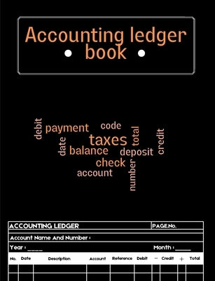 Accounting Ledger Book: Facile / Simple Recorder & Tracker Logbook Accounting Ledger Book for Bookkeeping by Aletta, Smudge