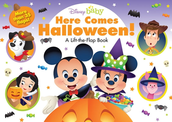 Disney Baby Here Comes Halloween!: A Lift-The-Flap Book by Disney Books