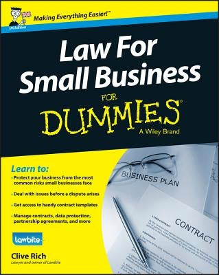 Law for Small Business for Dummies - UK by Rich, Clive