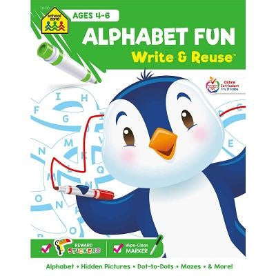 Alphabet Fun: Write & Reuse Workbook by Hoffman, Joan