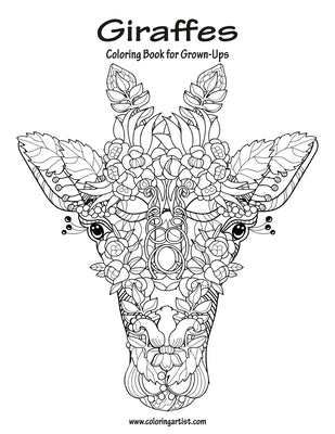 Giraffes Coloring Book for Grown-Ups 1 by Snels, Nick