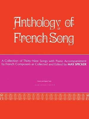 Anthology of Modern French Song (39 Songs): High Voice by Hal Leonard Corp