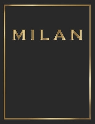 Milan: Gold and Black Decorative Book - Perfect for Coffee Tables, End Tables, Bookshelves, Interior Design & Home Staging Ad by Interior Styling, Contemporary