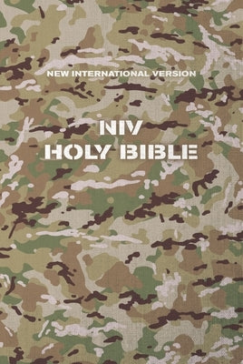 Niv, Holy Bible, Compact, Paperback, Military Camo, Comfort Print by Zondervan