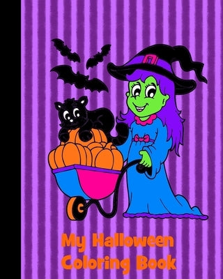 My Halloween Coloring Book: Coloring Book For Kids Ages 4-8 by Club, The Little Learner's