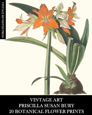 Vintage Art: Priscilla Susan Bury: 20 Botanical Flower Prints: Flora Ephemera for Framing, Home Decor and Collage by Press, Vintage Revisited